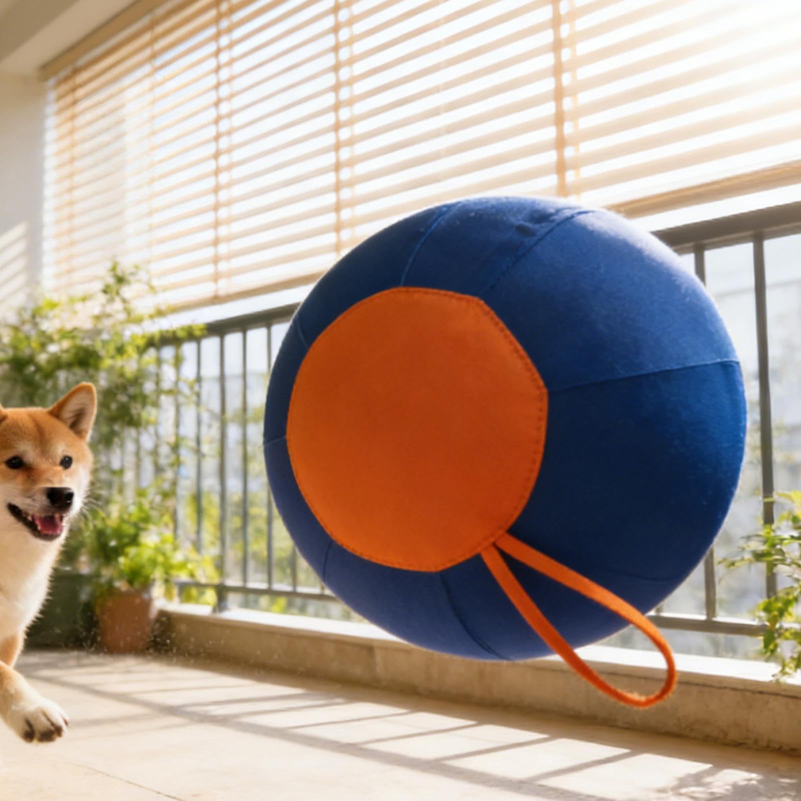 Grande balle de troupeau pour chiens, balles interactives et résistantes aux déchirures avec pompe, jouet pour intérieur et extérieur, chiot, chiens de petite, moyenne et grande race, 45 cm, pour la