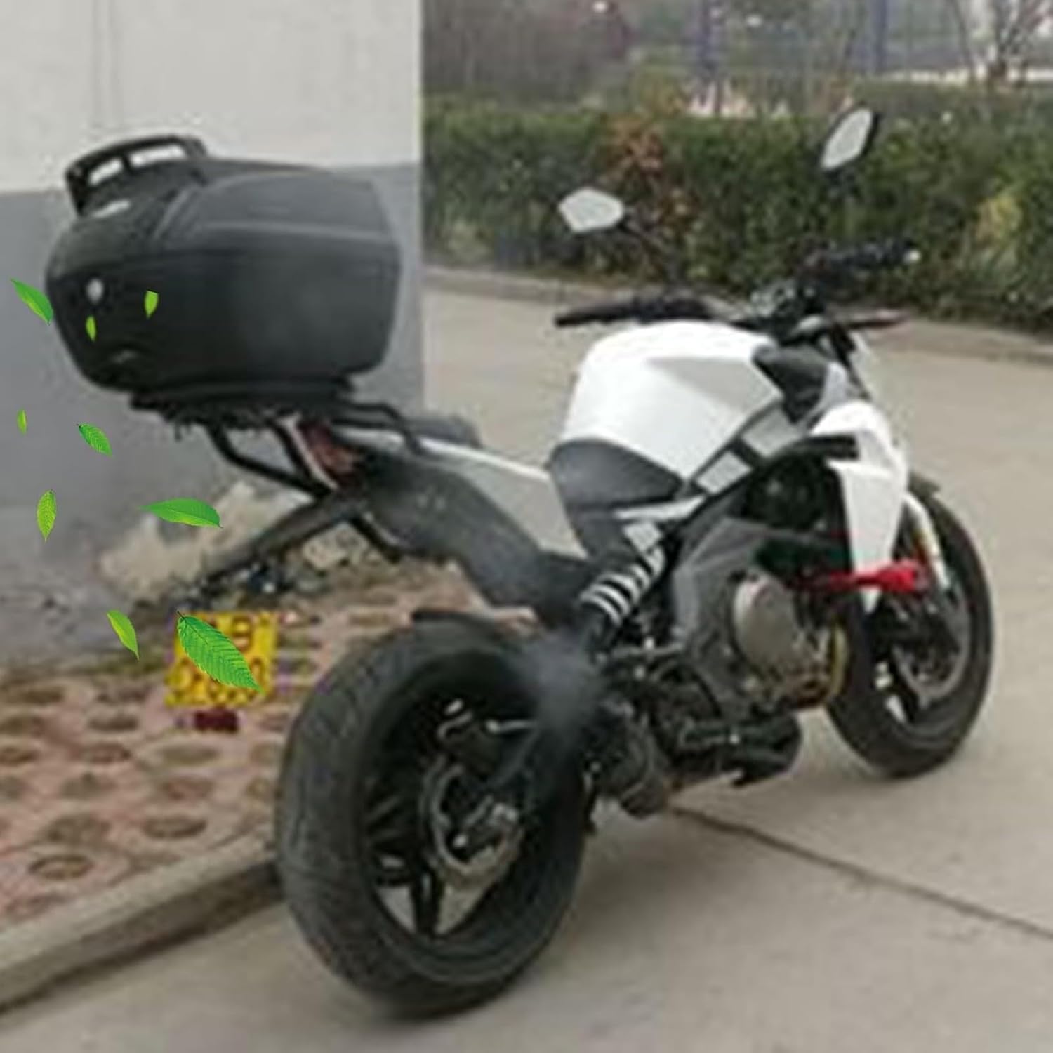 Motorcycle Luggage Rack Compatible with CFMOTO CF Moto NK250 250NK Rear Tail Storage Rack Cargo Carrier Top Box Holder Support Bracket Extended Seat Shelf Motorbike Accessories