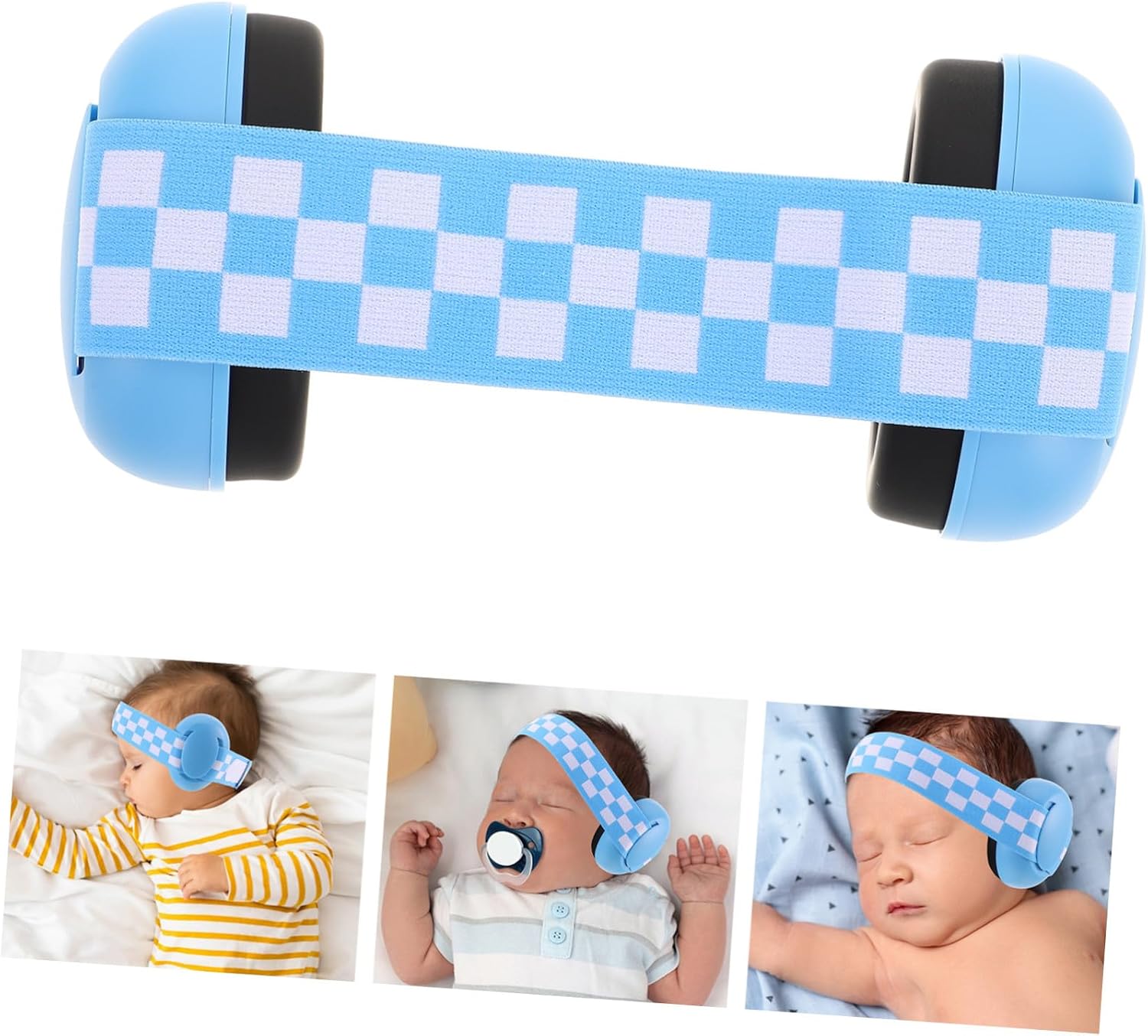 Ear Muffs Noise Protection with Adjustable Elastic Headband for Newborns and Boy Girl Soft Comfortable Hearing Protection Earmuffs for Foldable Portable Ear Headphones