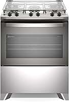 Fogão 5 Bocas Electrolux Inox Cinza Efficient FE5IG