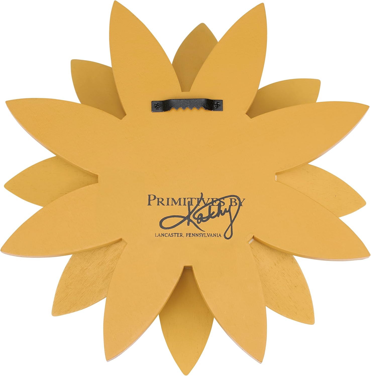 Primitives by Kathy Wood Wall Art Décor, 9" Diameter, Sunflower