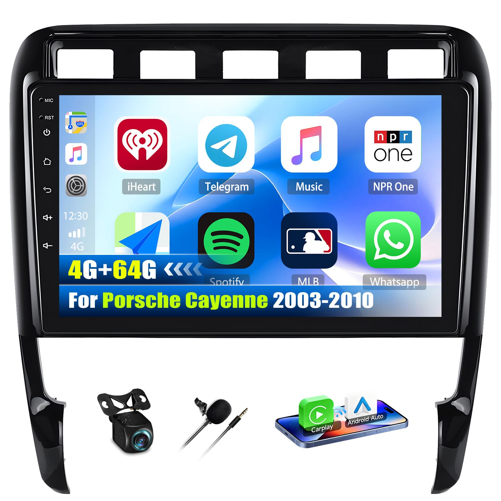 Tskj_010 Porsche Androidナビゲーション Amazon.com: [4G+64G] Android 15 Car Stereo for Porsche Cayenne