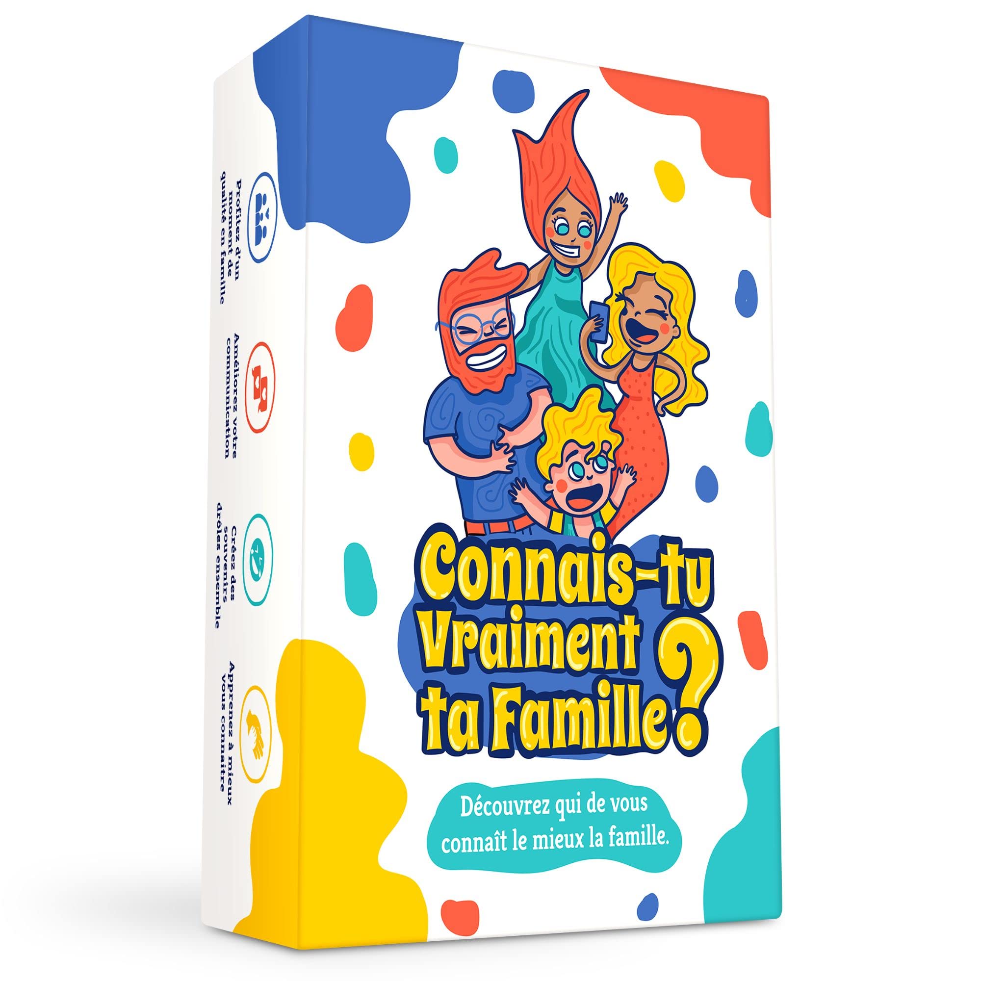 Jeu Familial Délirant pour Toute la Famille : Devinettes, Quiz et Défis pour Découvrir Qui Connait le Mieux !