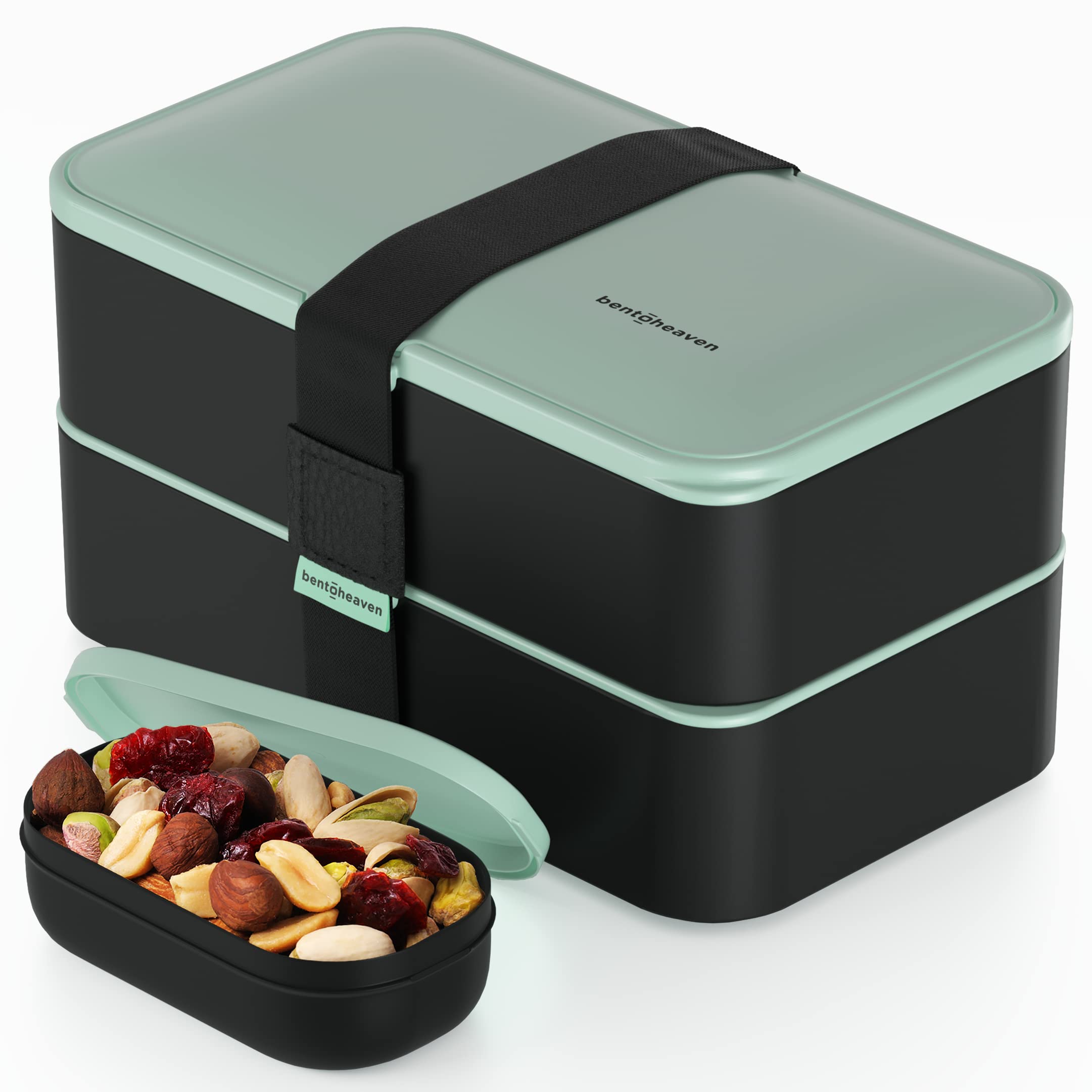 Buy Premium Bento Lunch Box in 8 Modern Colors, 2 Compartments, Leak