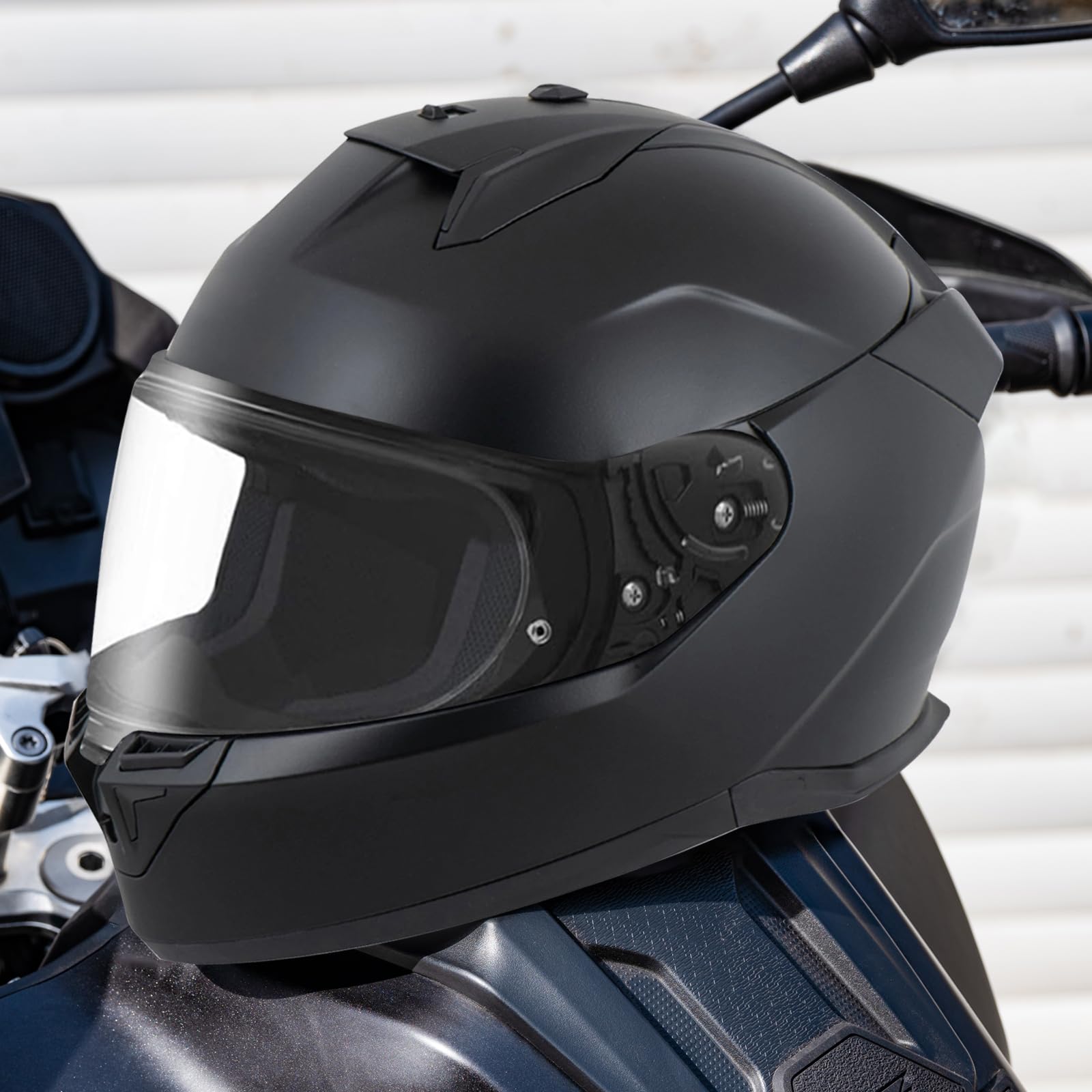 VCOROS Visiere Casque Moto pour Shark D-SKWAL 3/SKWAL i3/RIDILL 2 | Casque Moto Pare-Vent Casque Lentille,Remplacement de Visière de Casque