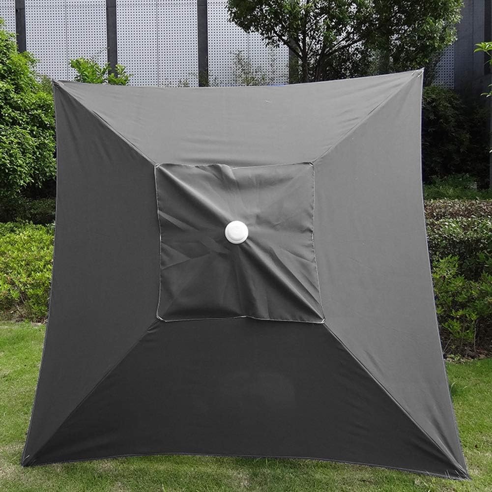 LSLYTQ Parasols 6.6Ft/2m Square Patio Umbrella, Garden Table Umbrella For Outdoor Yard, Beach Commercial Event Market, Swimming Pool, Rainbow Color Outdoor parasol Portable parasol good