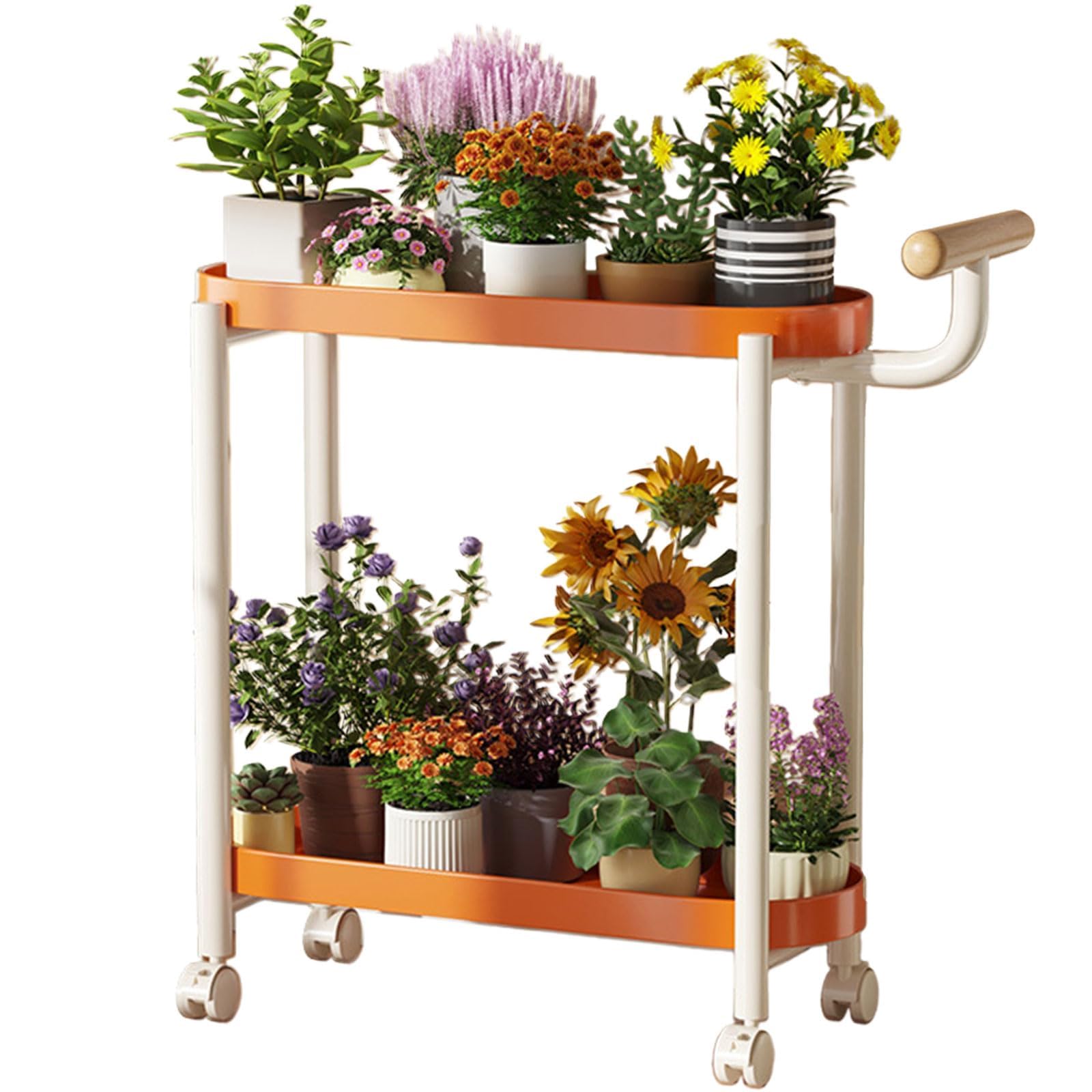 Support à plantes sur roulettes pour déplacer facilement vos pots lourds