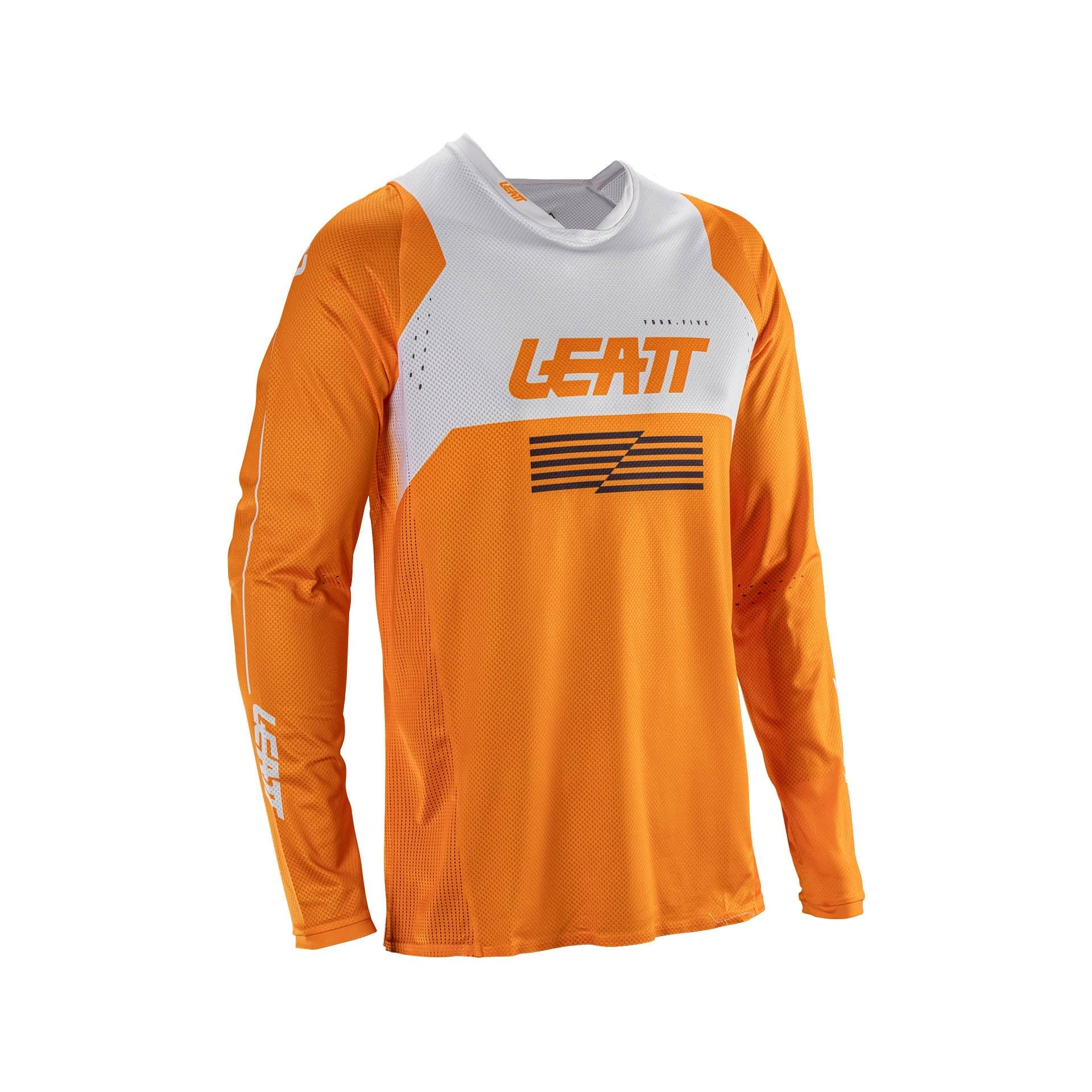 Leatt Men's Orange/White Moto 4.5 Lite V26 Motocross Jersey