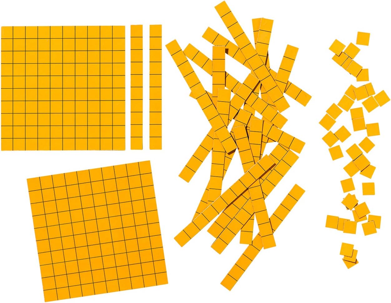 Dowling Magnets Magnetic Base Ten, Set of 62