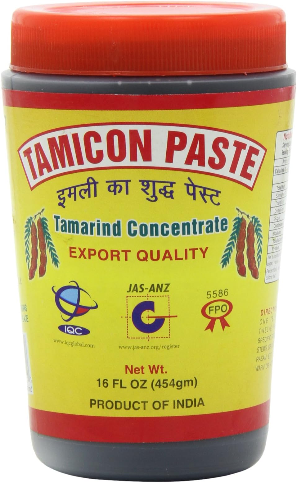 Tamicon Tamarind Paste, 16-Ounce Units (Pack of 6)