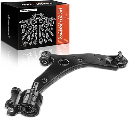 A-Premium Brazo de control inferior delantero derecho, con rótula y buje, compatible con Mazda 3 2004-2009, 3 Sport 2009, 5 2006-2010 y 2012-2017