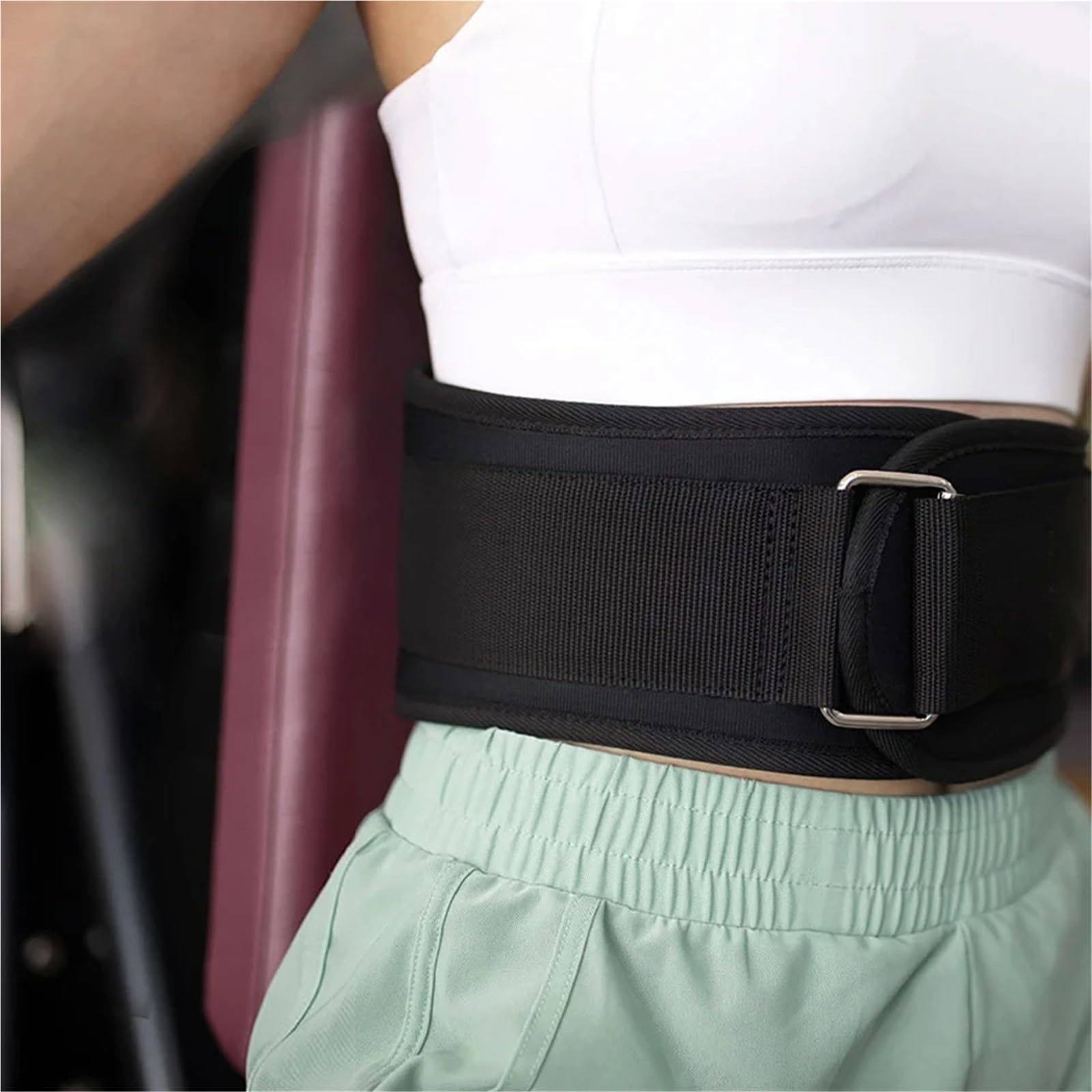 Ceinture d'haltérophilie de Sport réglable, entraînement Squat, soutien lombaire, bande Fitness, haltères, Deadlifts Pour Powerlifting