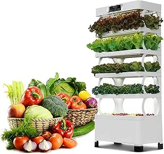 KOHARA Hydroponics Growing System Tower Indoor Herb Garden Kit with Grow...