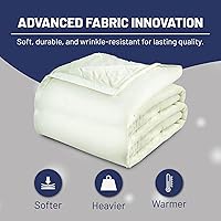 Vista 7 de Thermee Manta térmica de micro franela ultra terciopelo, manta eléctrica de 10 ajustes, tamaño matrimonial, manta de calefacción programable, manta