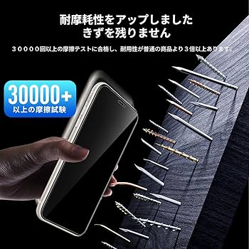 Amazon | 対応 iPhone11 / iPhone XR ガラスフィルム 覗き見防止