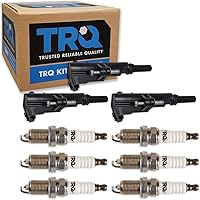 Vista 35 de Kit de Bobina de Encendido y Bujía de TRQ 8 Piezas Bujías de Iridio Compatibles con Toyota Tacoma 2005-2014 4Runner 2010 Tacoma 2015-2021