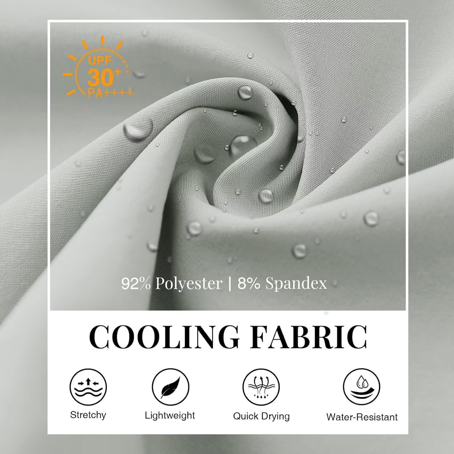 M MAELREG Mens Golf Shorts 7"/9" Lightweight Quick Dry Water-Resistant Stretch Waistband Flat Front Casual Mens Dress Shorts - Image 5