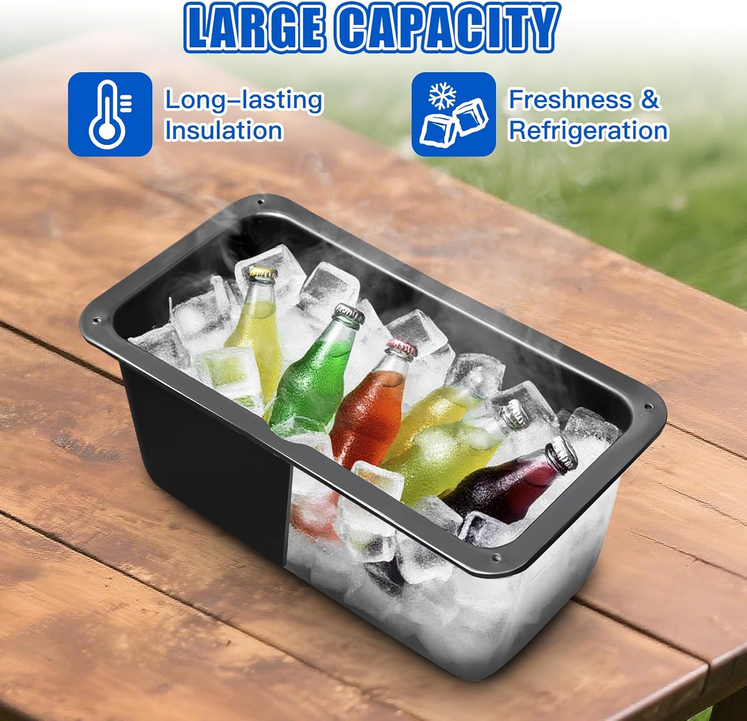 Only Applicable to NOKINS Golf Cart Rear Seat Kit Storage Cooler Box