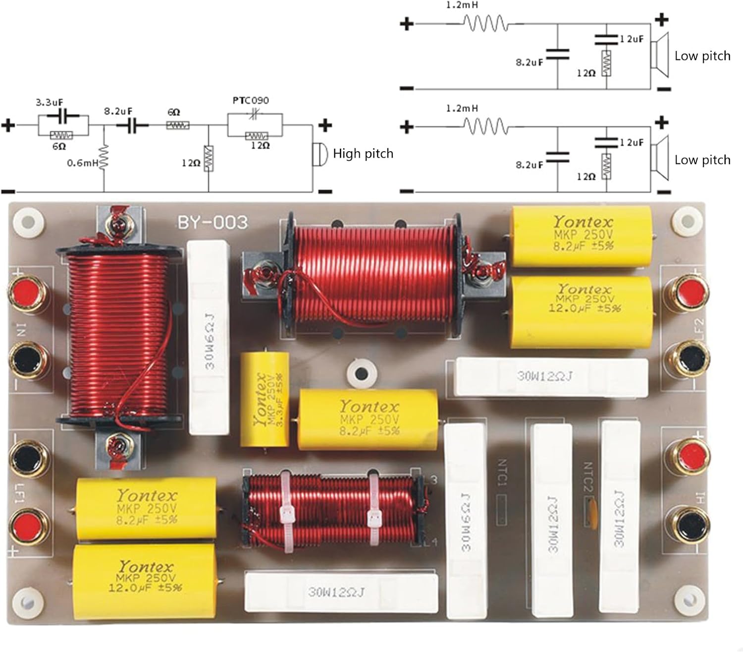 800W Three/Two Way Crossovers Frequency Divider for Professional Speakers Elevating at Conferences Event Stage Accessory