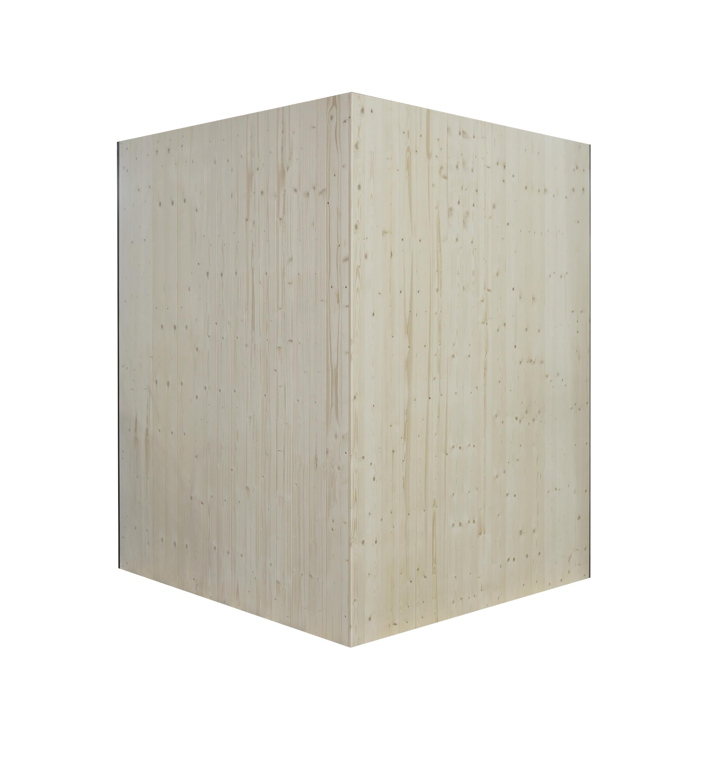 SANOTECHNIK Sauna FALUN XL für 2–3 Personen, Innensauna aus Fichtenholz mit 6,0 kW Harvia Saunaofen, Saunasteine & Zubehör, getöntes Sicherheitsglas, 150 x 150 x 200 cm