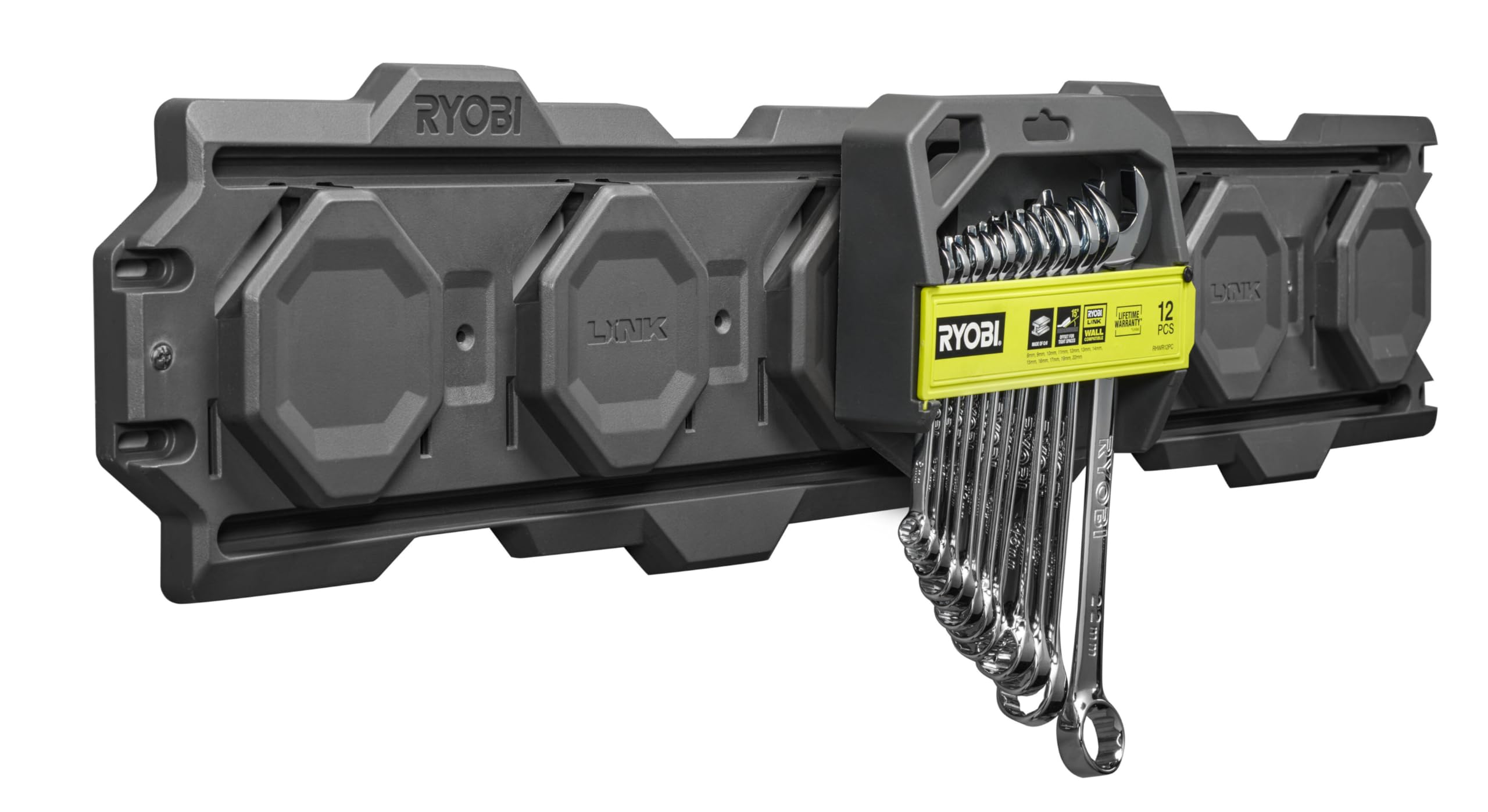 RYOBI Set di 12 chiavi combinate angolo 15° - RHWR8PC