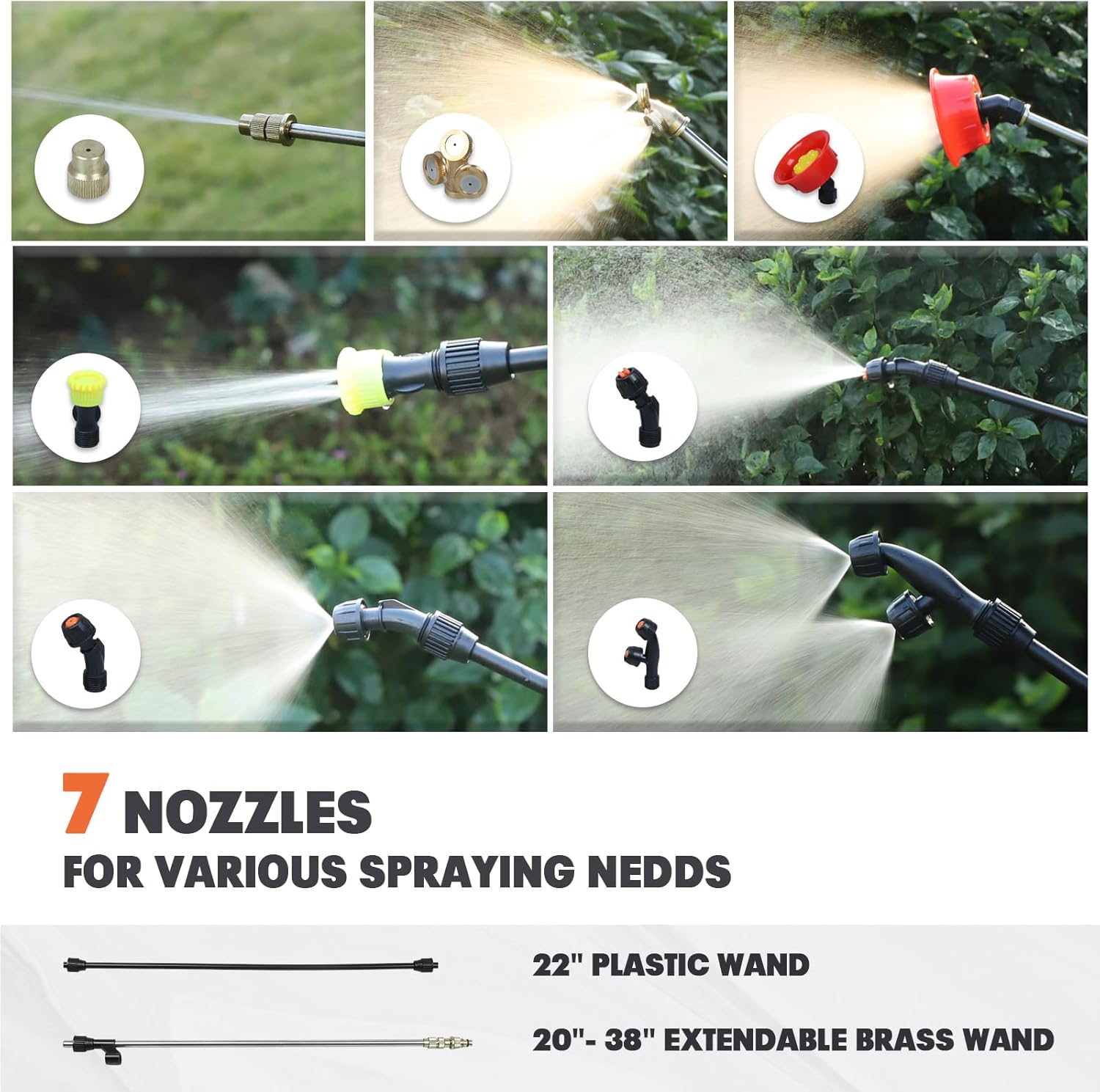 Assembling the spray wand and attaching a nozzle