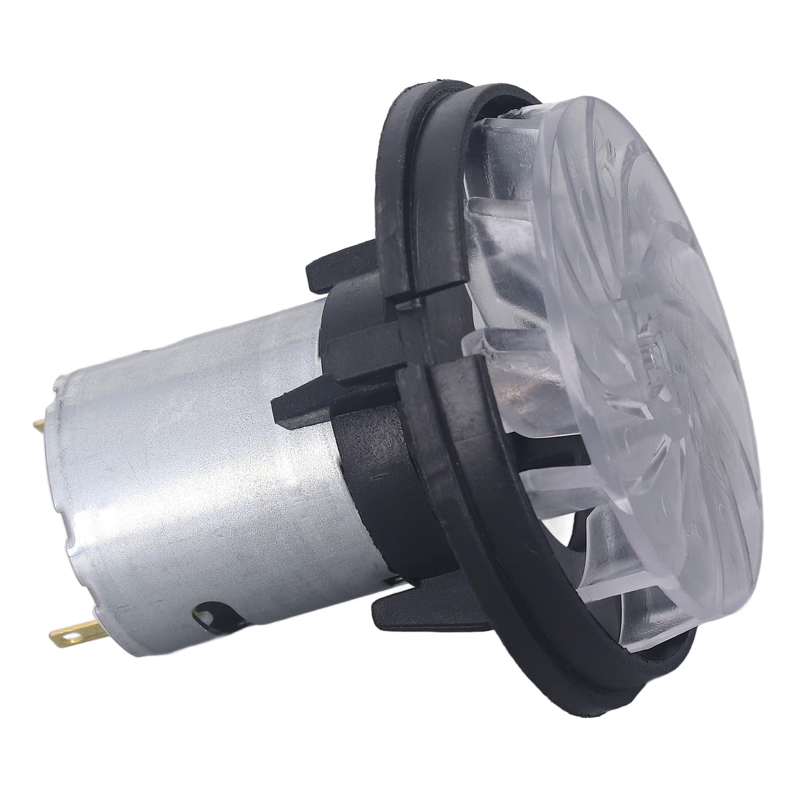 DC12V-Motorlüfter, 12-V-Heißluftpistolen-Lüfter-Ersatz mit Aluminiumlegierung, Messing, ABS für Heißluftpistolen-Zubehör, Schnelle Wärmeableitung, Stabiler, Leiser Betrieb