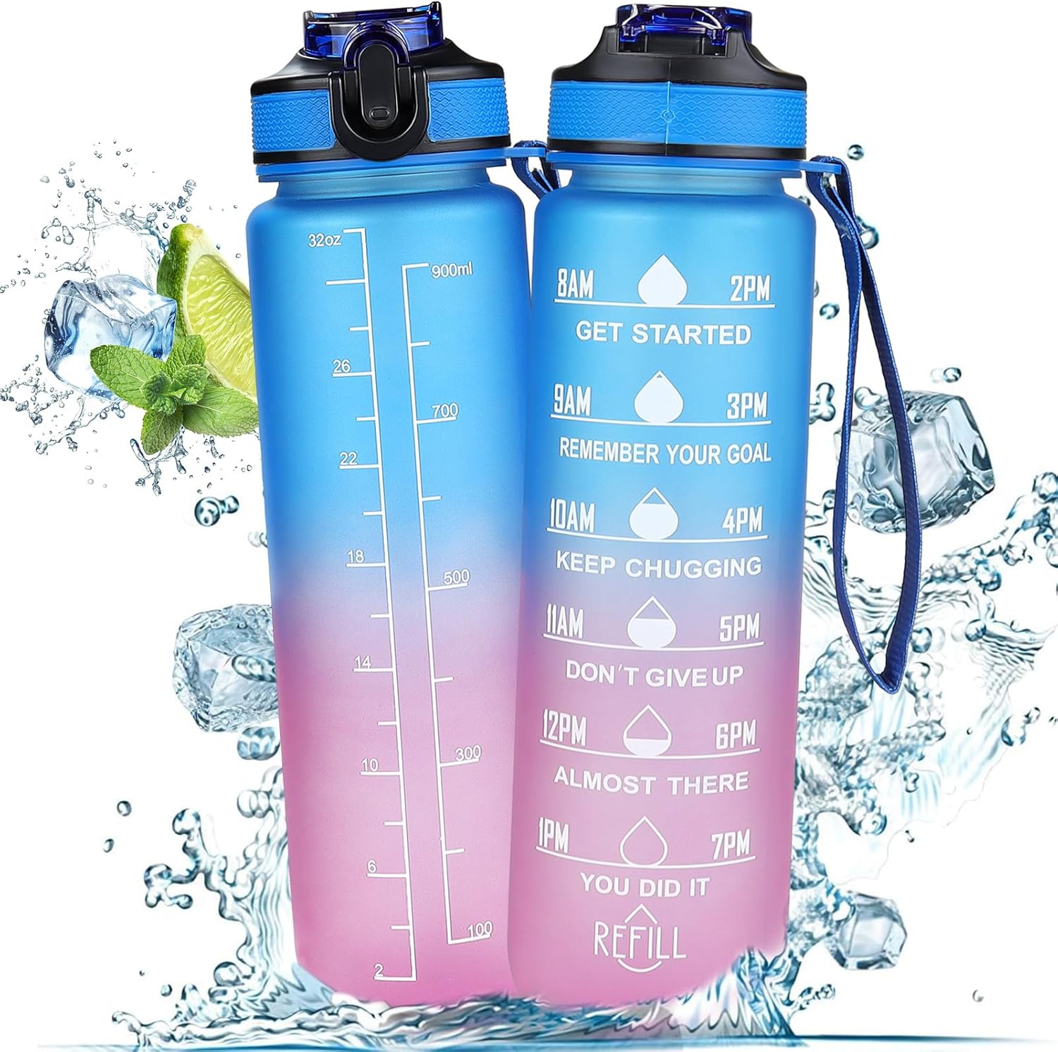 1 Litre Water Bottle With Straw Amazon.com: PROPOG Water Bottle With Straw 32oz Water Bottle With Time