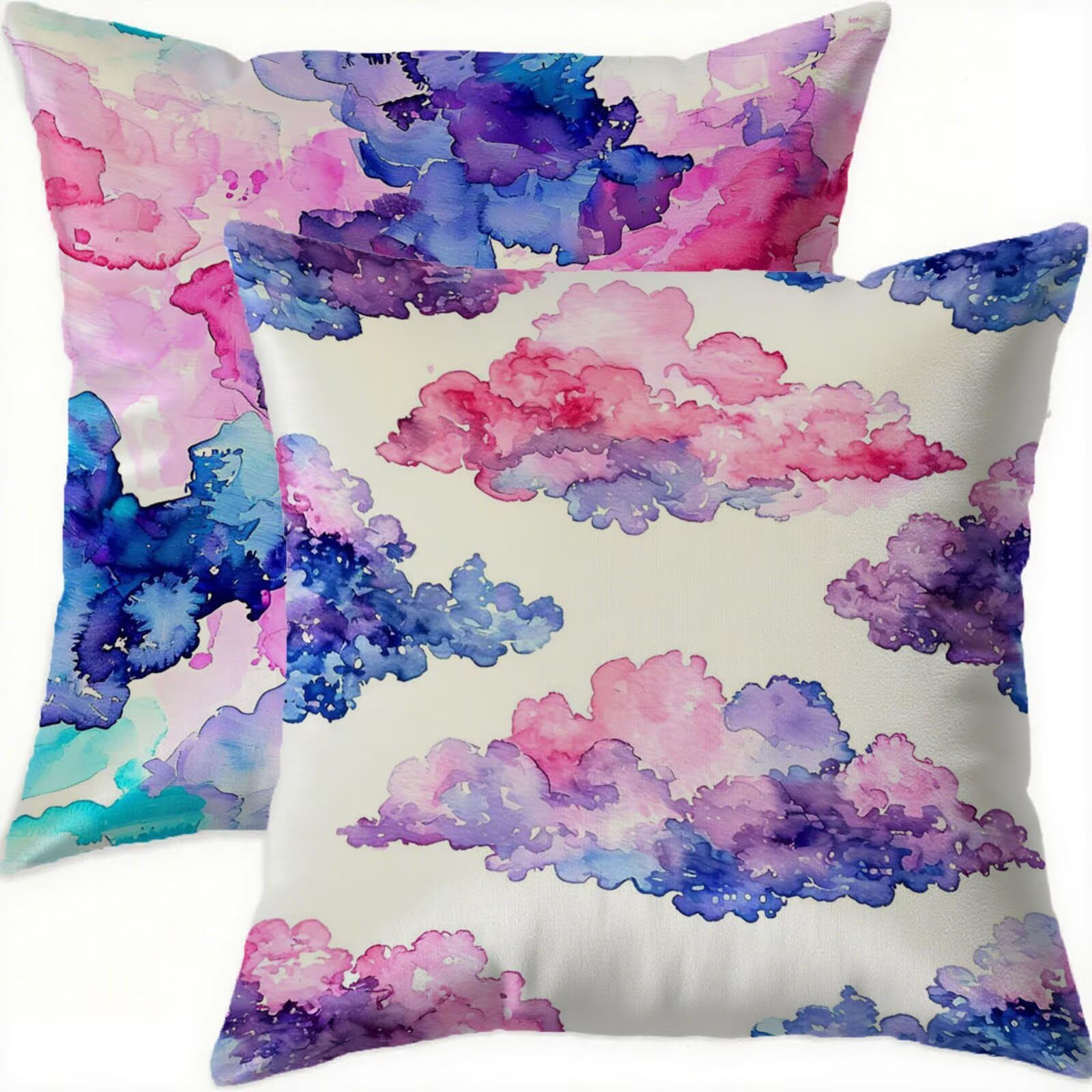 Housse de coussin 70x70 violette étanche pour sublimer votre patio ou balcon