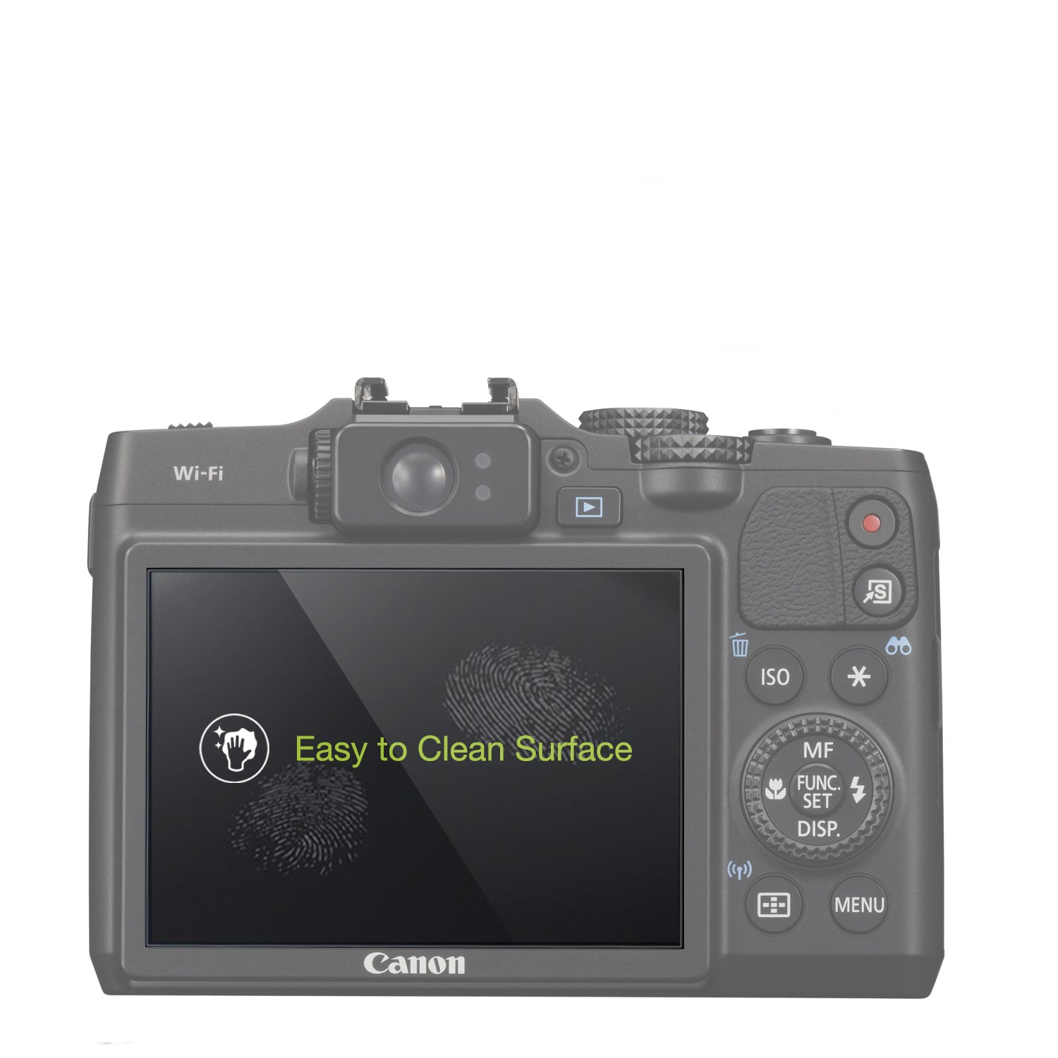 MegaGear Displayschutzfolie Für Canon G16 – Aus Gehärtetem Glas, Kratzfest