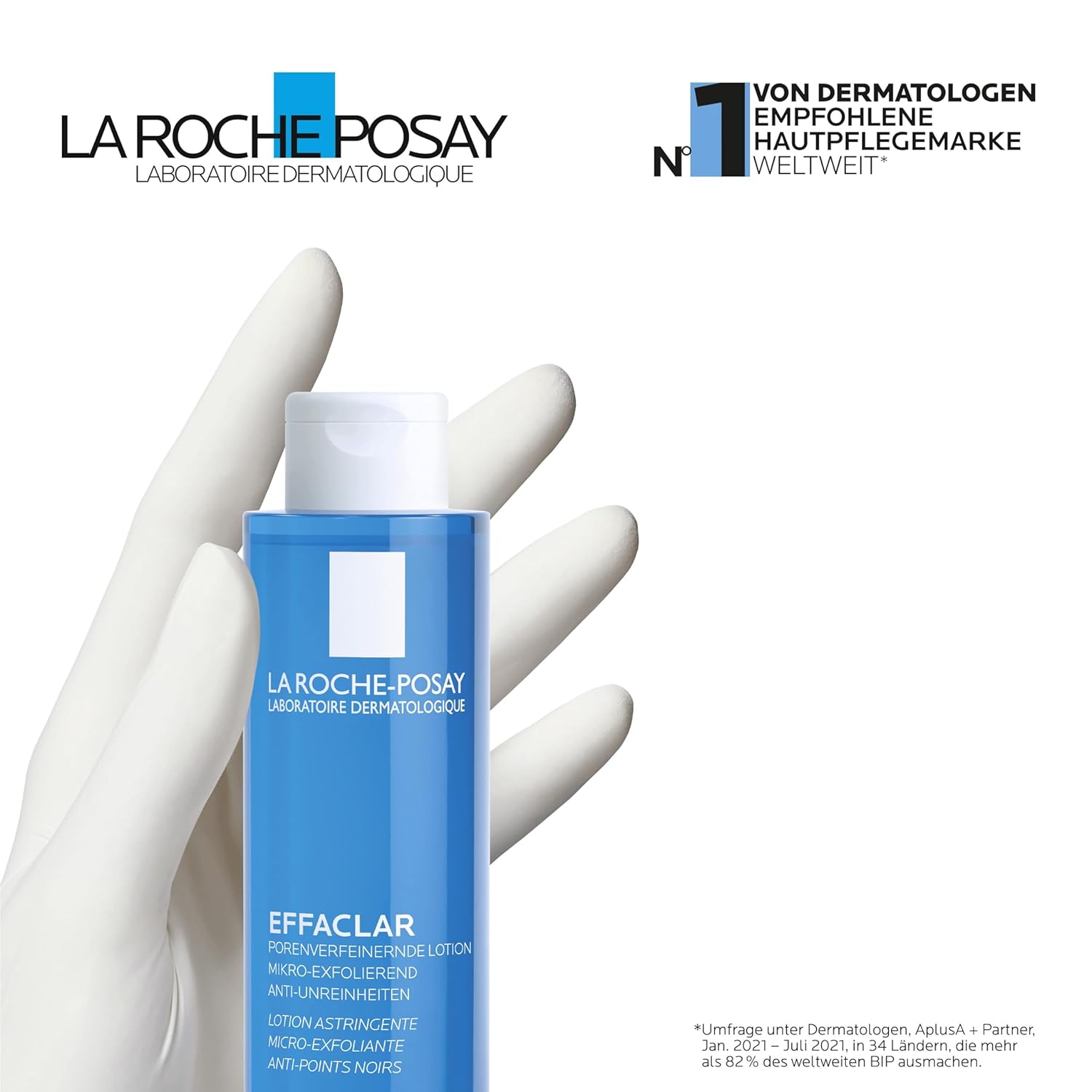 La Roche-Posay Effaclar Astringent Face Toner for Oily Skin, with Exfoliating LHAs to Minimize Appearance of Pores and Smooth Skin Texture - Image 6