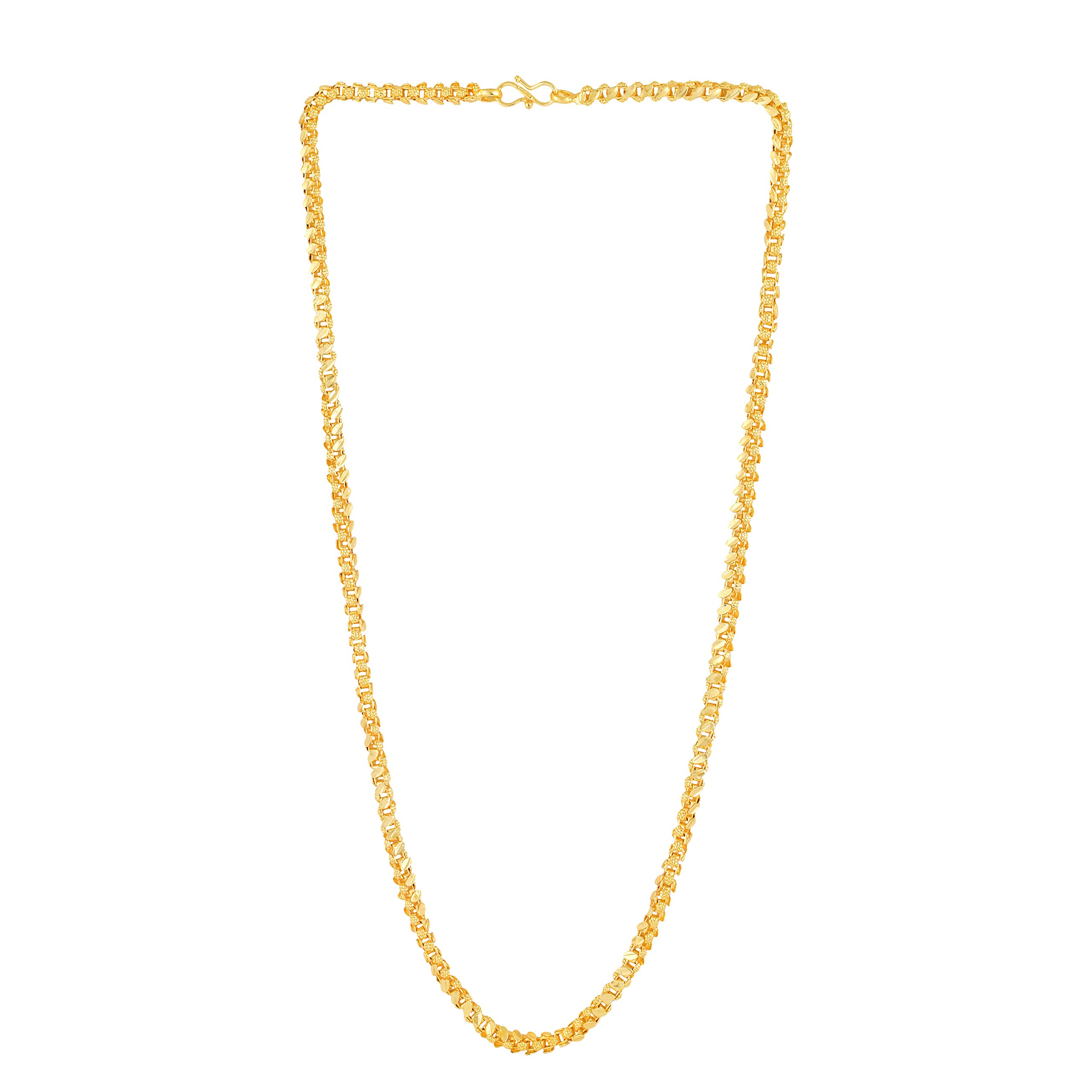 MEENAZ Chain for Men Boys Husband gents boyfriend Stylish golden Chain 1 one gram gold Neck Chain for Men Stainless Steel Chains for boys Jewellery Birthday Gift Anniversary fashion necklace-320 (B0C623PVYW) Amazon Price History, Amazon Price Tracker