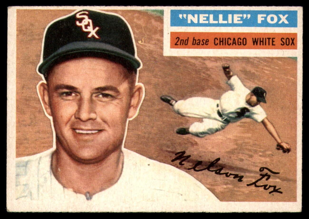 Baseball MLB 1956 Topps #118 Nellie Fox EX++ White Sox