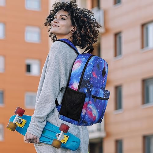 Miniatura 2 de YAMTION - Mochila escolar unisex casual para adultos y adolescentes con puerto USB para preparatoria universidad oficina trabajo viaje