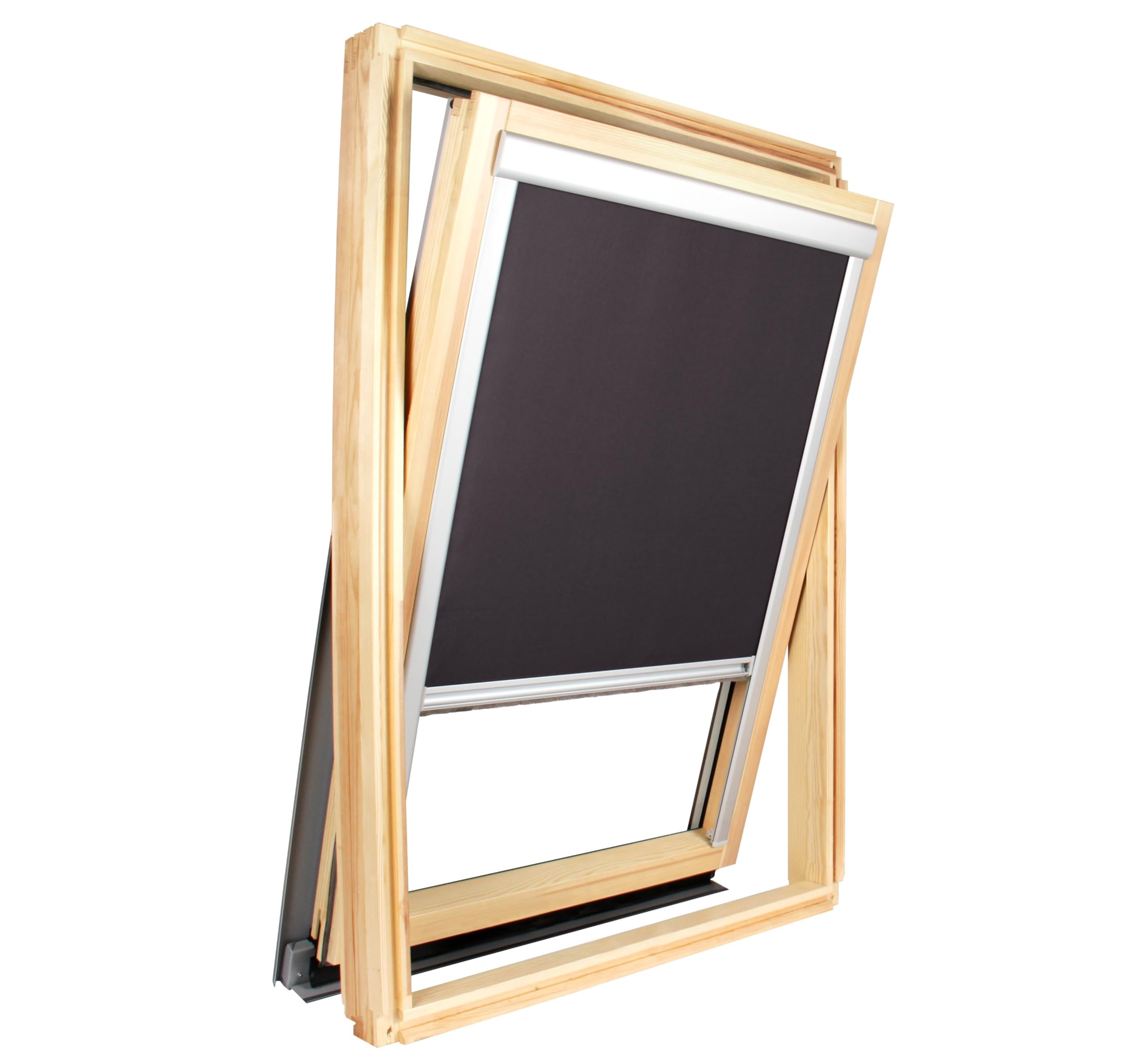 Store occultant Compatible fenêtre de Toit Roto ® - Taille châssis 98cm x 74cm - Noir