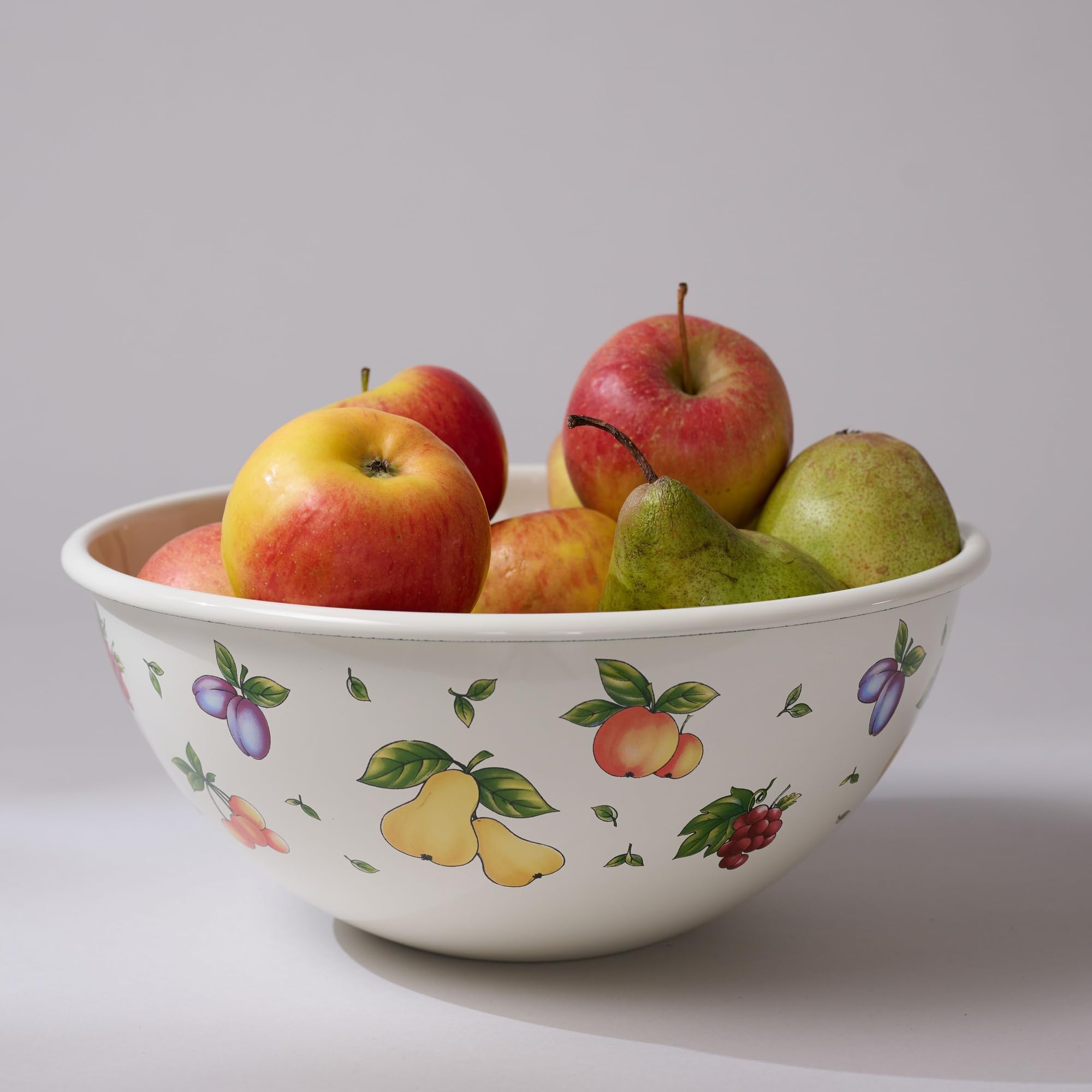 Riess, 0464-068, Obst- und Salatschüssel Ø 22cm, Garten, FRUIT GARDEN, Vol. (rec.): 2,0 Liter, Made in Österreich, LBH: 23,4x23,4x10,3cm, 0,534kg, Ungiftig, Dauerhaft, Farbecht, Kratzfest