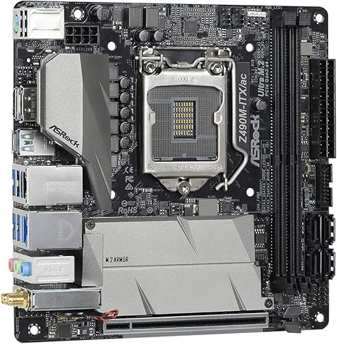Miniatura 4 de ASRock Z490M-ITX/ac Admite procesadores Intel® Core™ de 10ª generación (Socket 1200) placa base