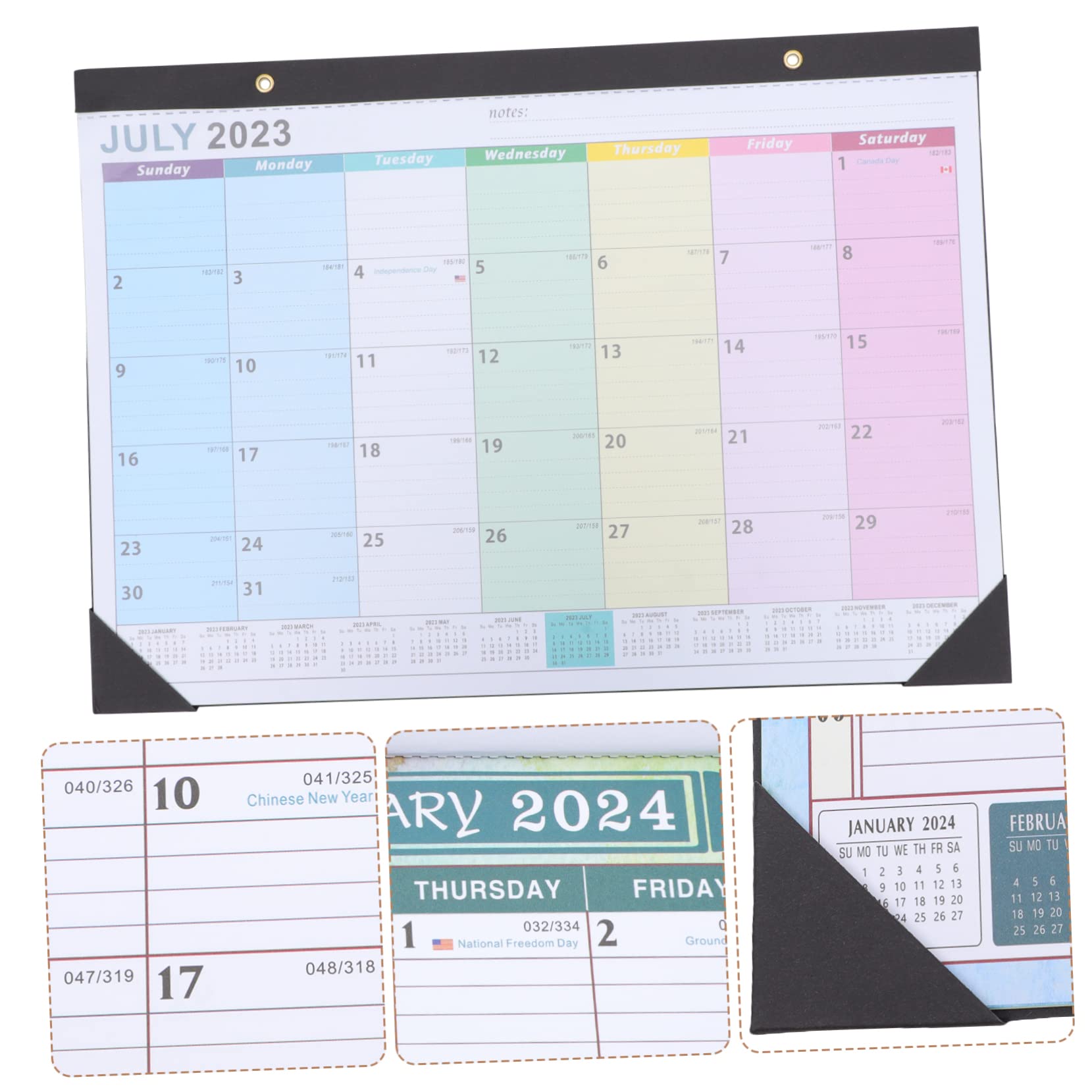 SEWACC 4stücke Countdown Kalender Wandkalender Für Zuhause Monatskalender Mit Notizfeldern Zur Zielverfolgung Praktischer Hängekalender Für Büro Und Familie
