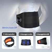 Comfytemp Hátmelegítő Masszázs Öv 9 Hőfokozat 5 Vibráció USB Töltés 2