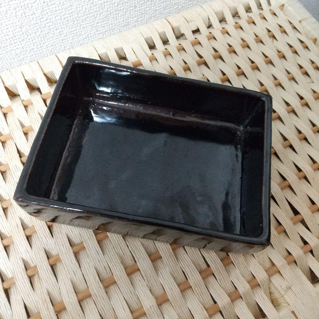 東屋 伊賀 角鉢 5.5寸 長方形 黒飴釉 Amazon.co.jp: 東屋 伊賀 角鉢 5.5寸 長方形 黒飴釉 : ホーム
