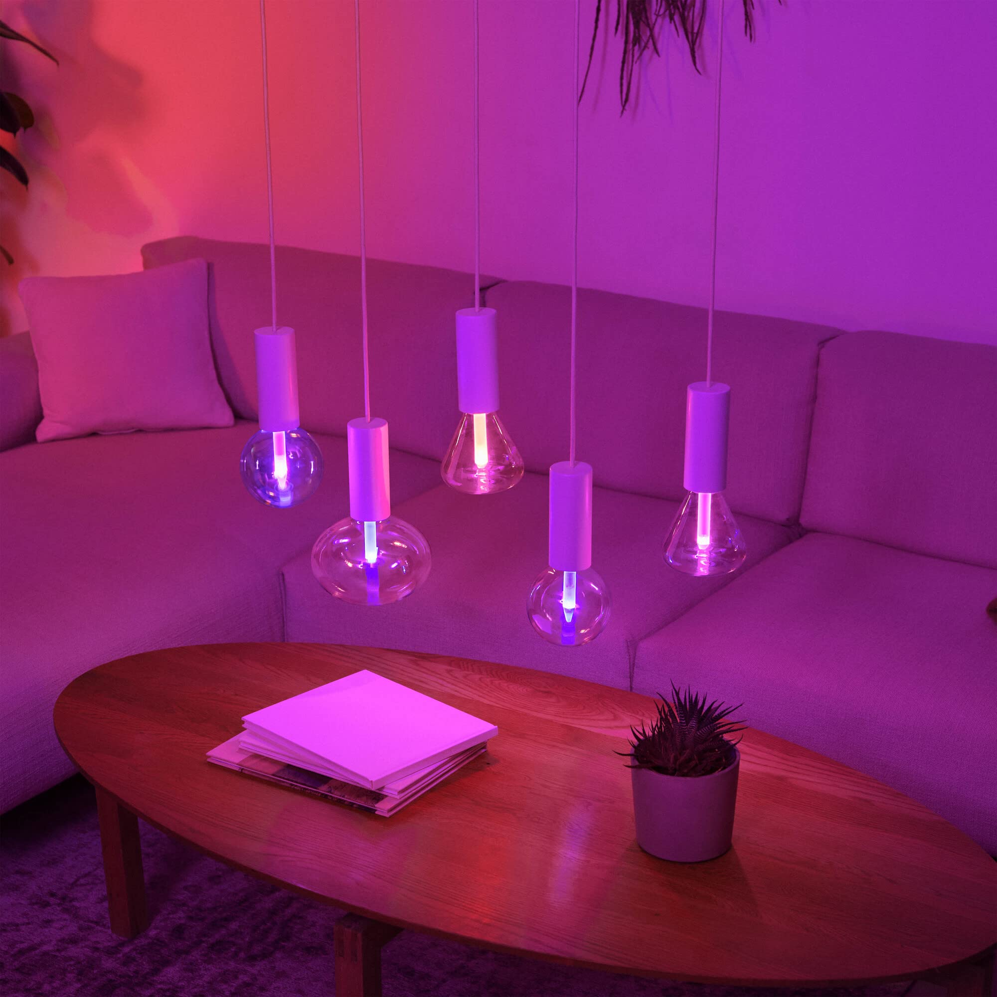 Philips Hue White & Color Ambiance Lightguide Ellipse 500lm, dimmbare LED Lampen für das Hue Lichtsystem mit 16 Mio. Farben, smarte Lichtsteuerung über Sprache und App