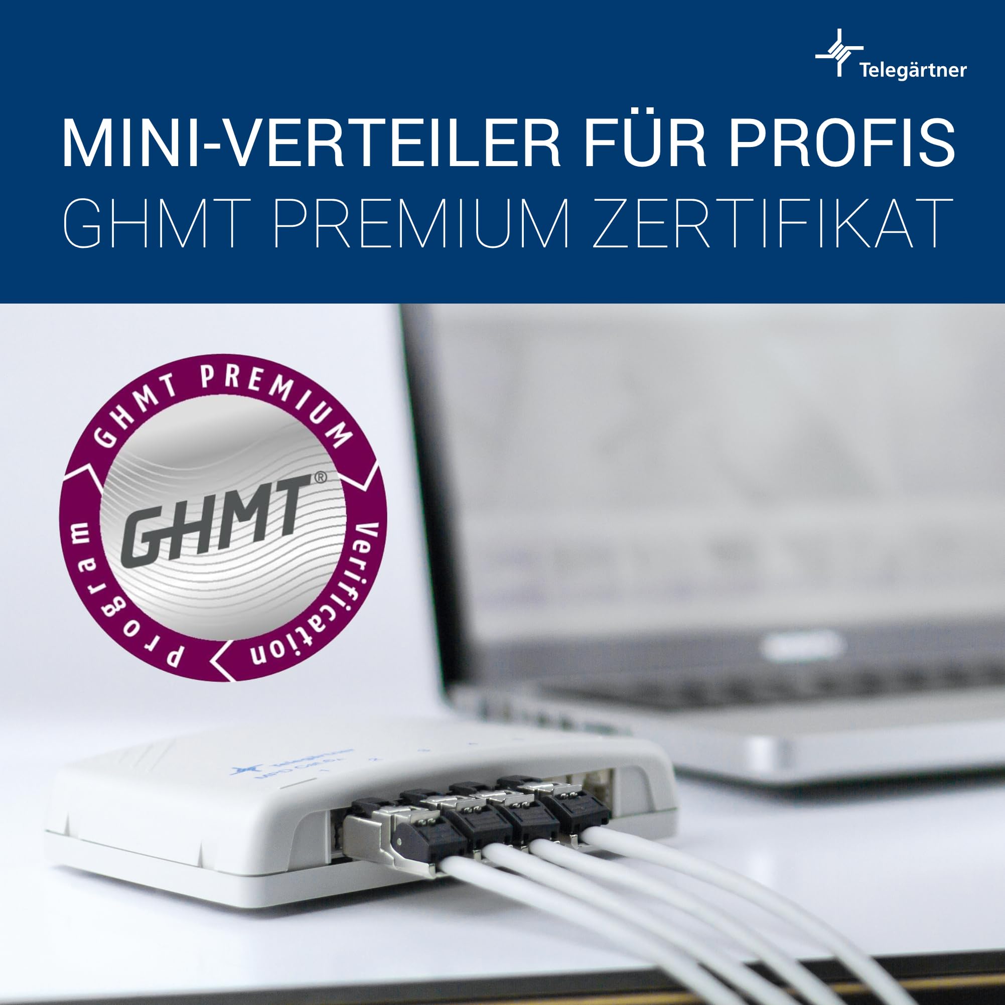 Telegärtner Cat.6 Patch Panel - Hub de Red, Plateado