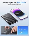 ORICO 2.5 inch USB C Hard Drive Enclosure USB 3.1 Gen 1 to SATA III External Hard Drive Case for SSD HDD 9.5 7mm Tool-Free with UASP, Black (25PW1-C3)