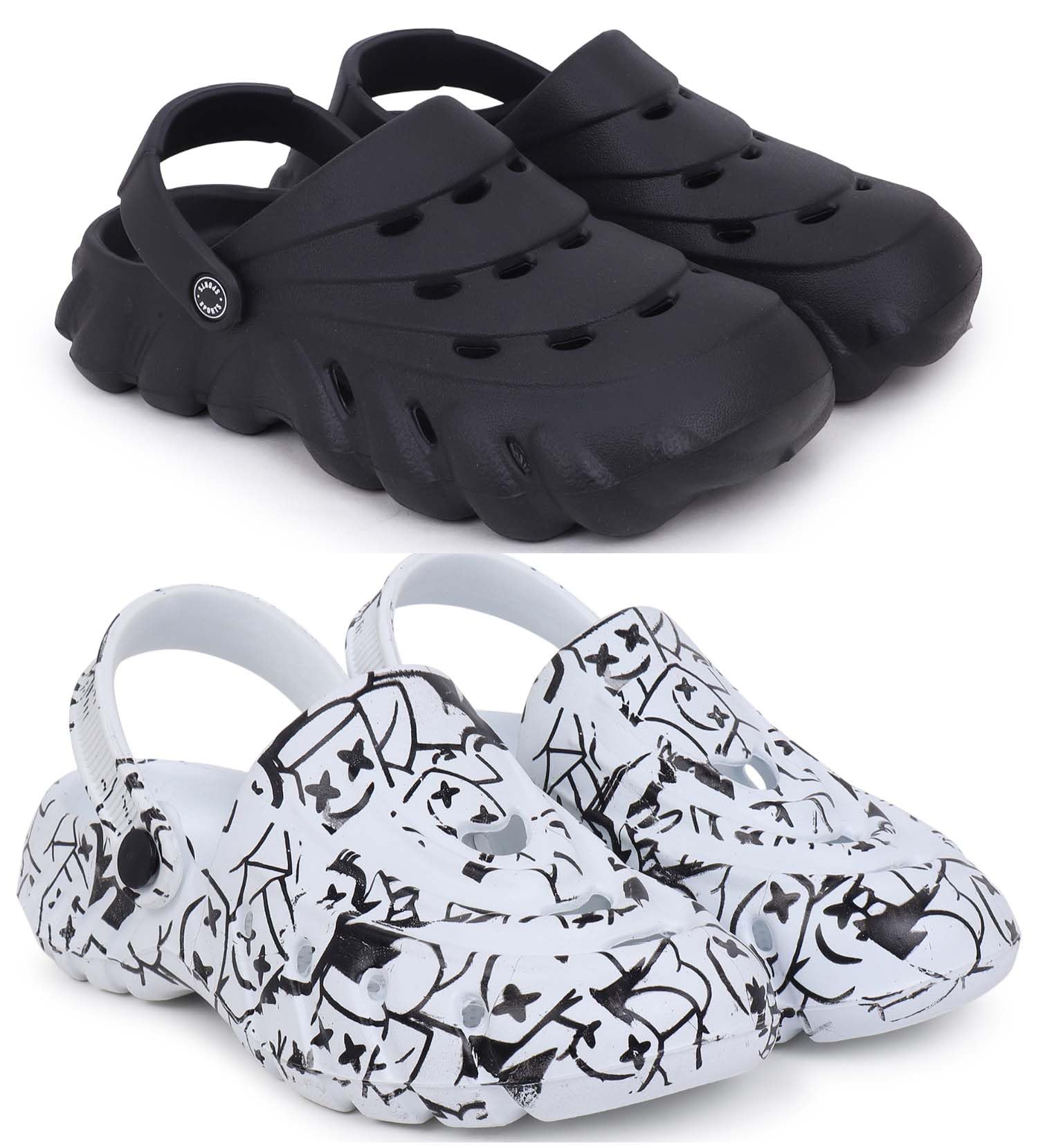 Combo Pack of 2 Slipper/Flip Flops/Slides/Clogs/Sandals for Men (Cl-1400 Vs Cl-AllSmarty)-image-17