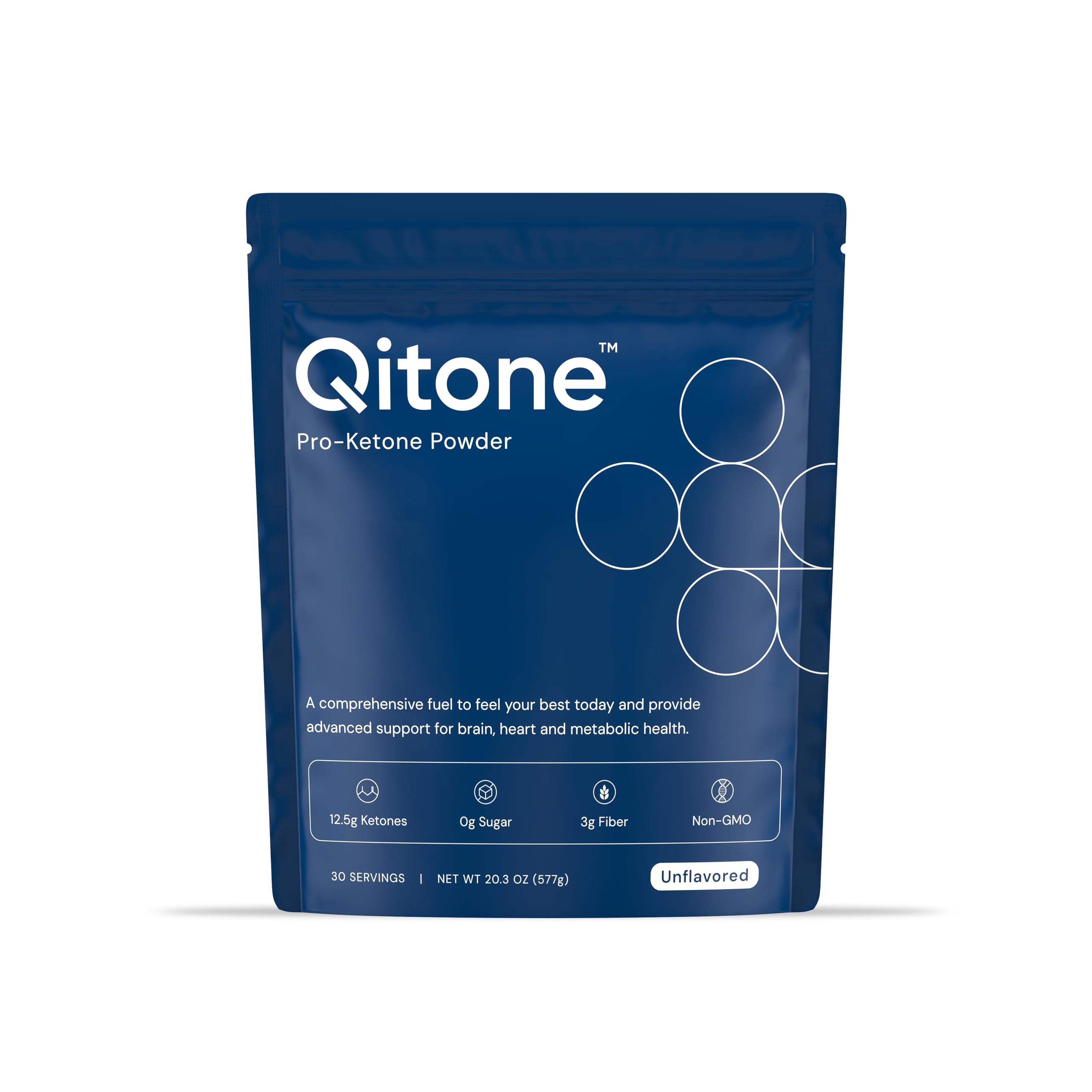 Pro Ketone Powder, Rapid Ketones for IQ Boost & Reducing Brain Fog, Keto Support, Post Workout Recovery, 0 Sugar, 0 Sodium, Unflavored, 30 SVG