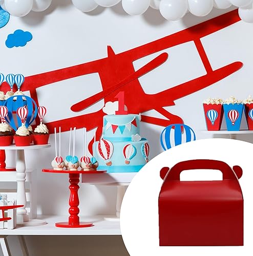 Miniatura 72 de Paquete de 30 cajas de regalo de fiesta negras, cajas de regalo, cajas de regalo de papel a dos aguas con asas. Perfecto para cumpleaños, baby Negro