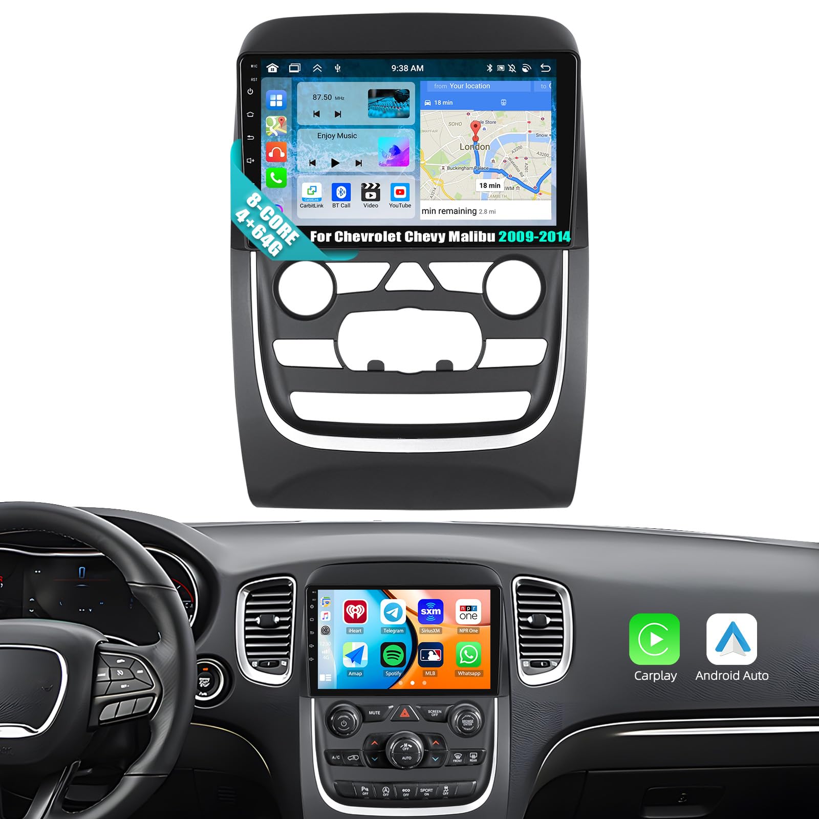Amazon.com: [8 Core 4G+64G] Android 13 Car Stereo for Dodge Durango ...