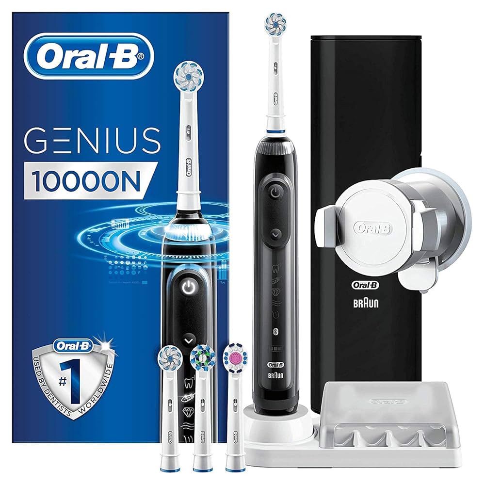 【新品未開封】BRAUN Oral-B GENIUS PROFESSIONAL Oral-B Electric Toothbrush Rechargeable 2 Pack with AI