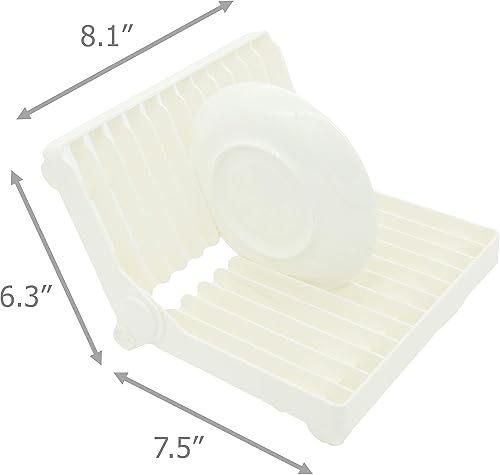 Miniatura 5 de EIKS Estante de secado plegable para frutas y verduras, vajilla y organizador de fregadero de cocina