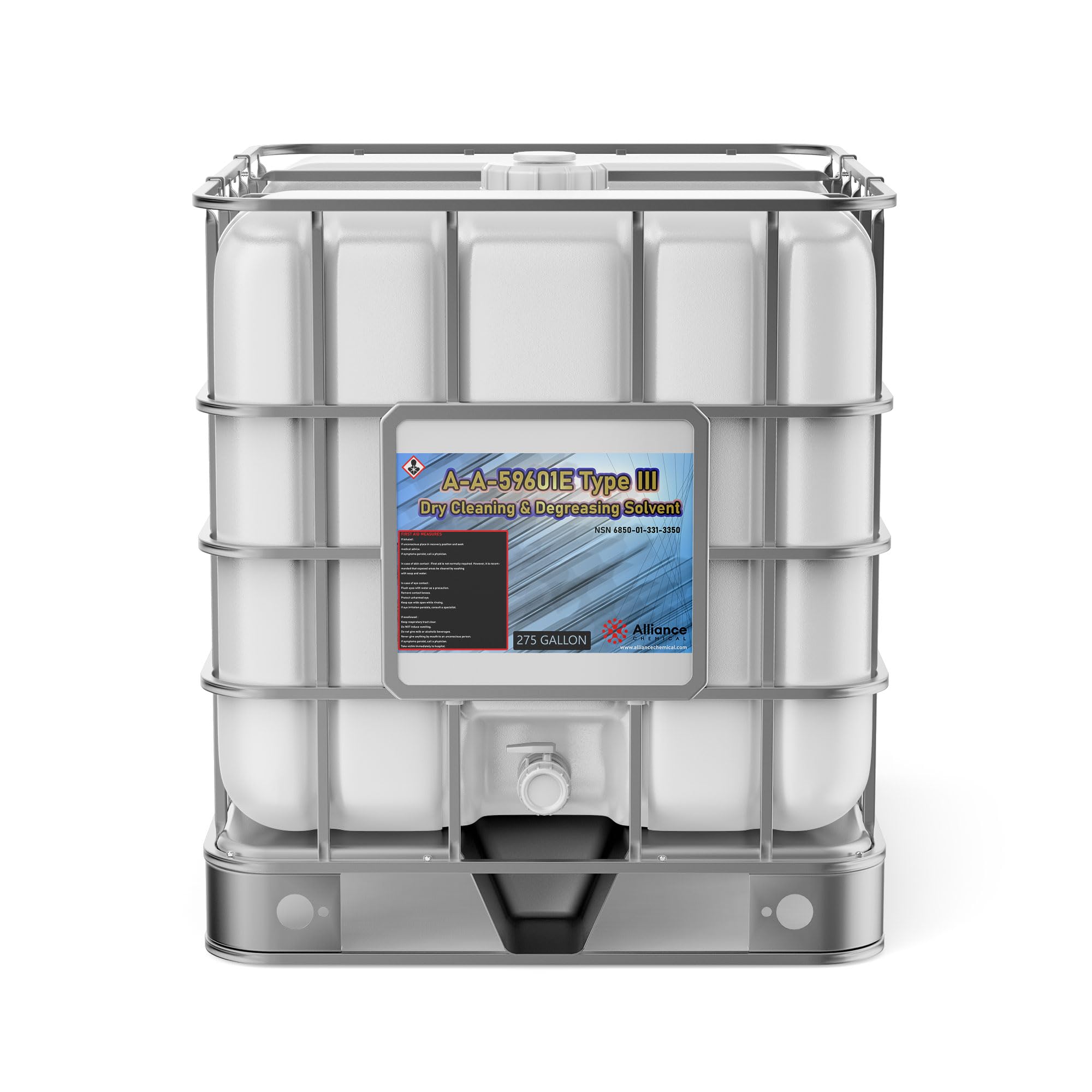 A-A-59601E Type III Degreasing & Drycleaning Solvent - 275 Gallon Tote